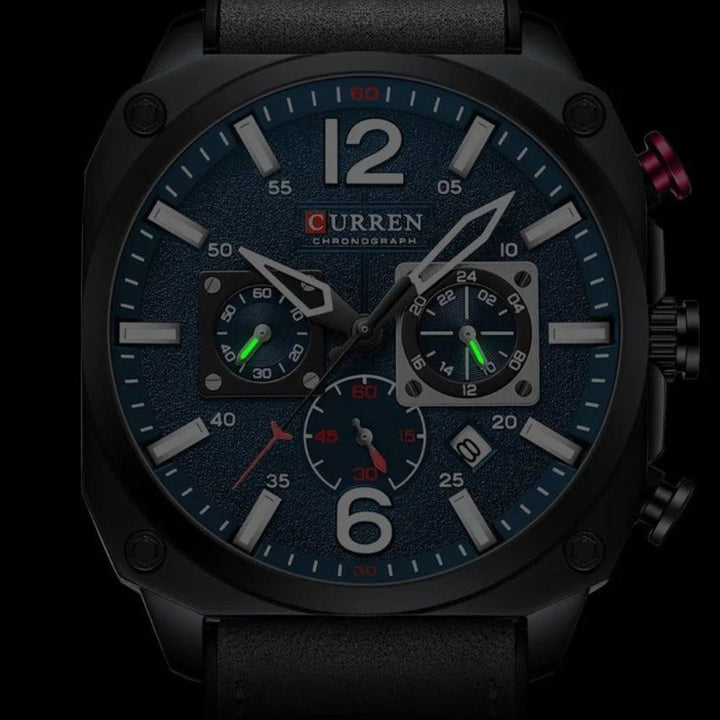 Business Leather Quartz Wrist Watch