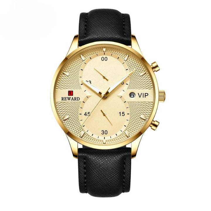 Luxury Chronograph Durable Quartz Watch