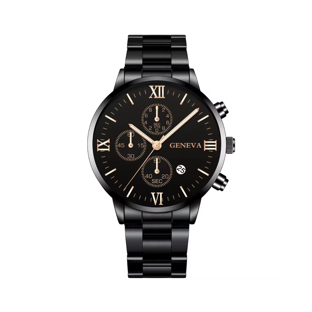 Ornate Thin Mesh Casual Wristwatch
