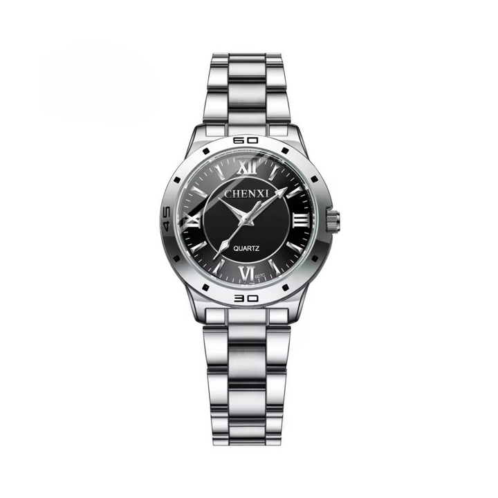 Refined Stainless Minimalist Couple Watch