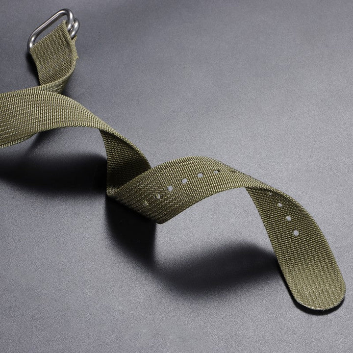 Ribbed Nylon Watch Band