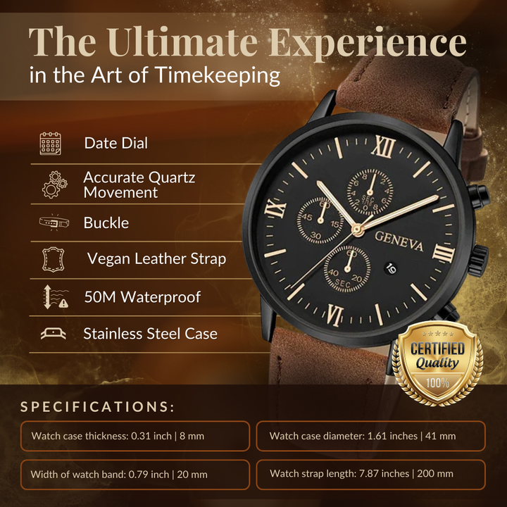 Casual Analog Quartz Watch