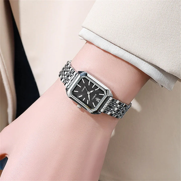 Classic Gold Square Quartz Watch