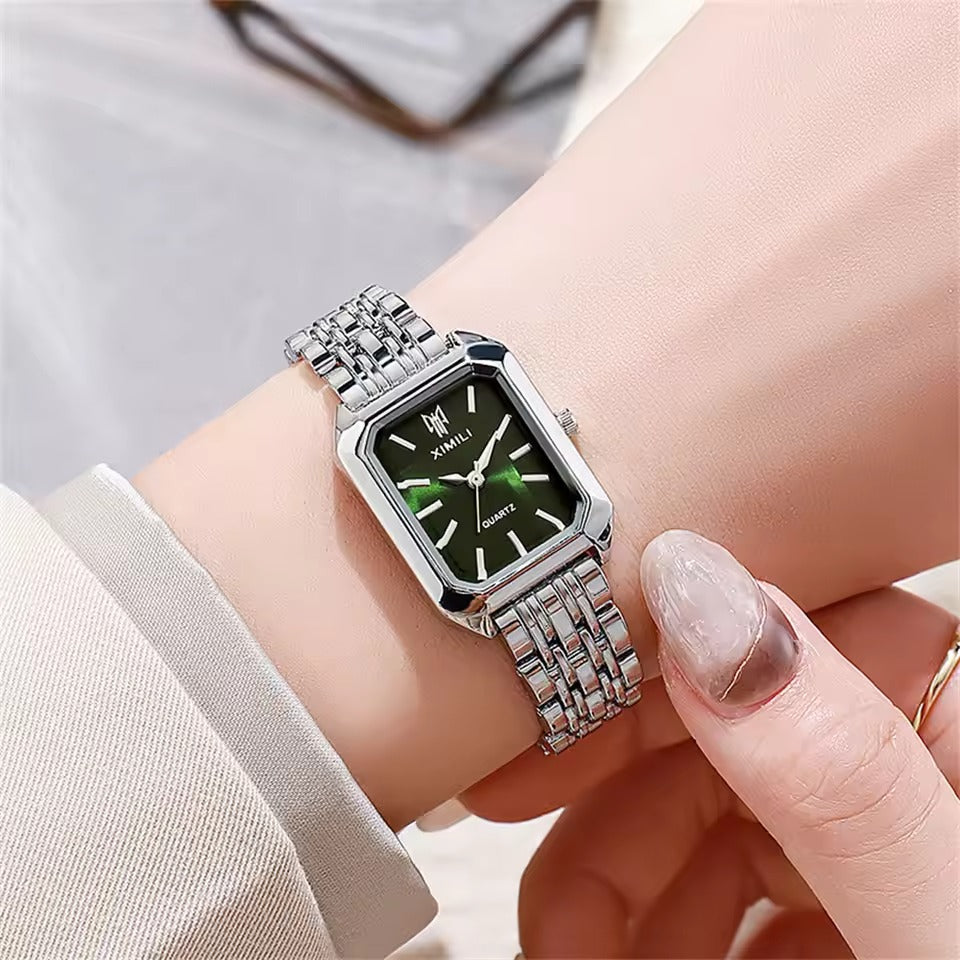 Classic Gold Square Quartz Watch