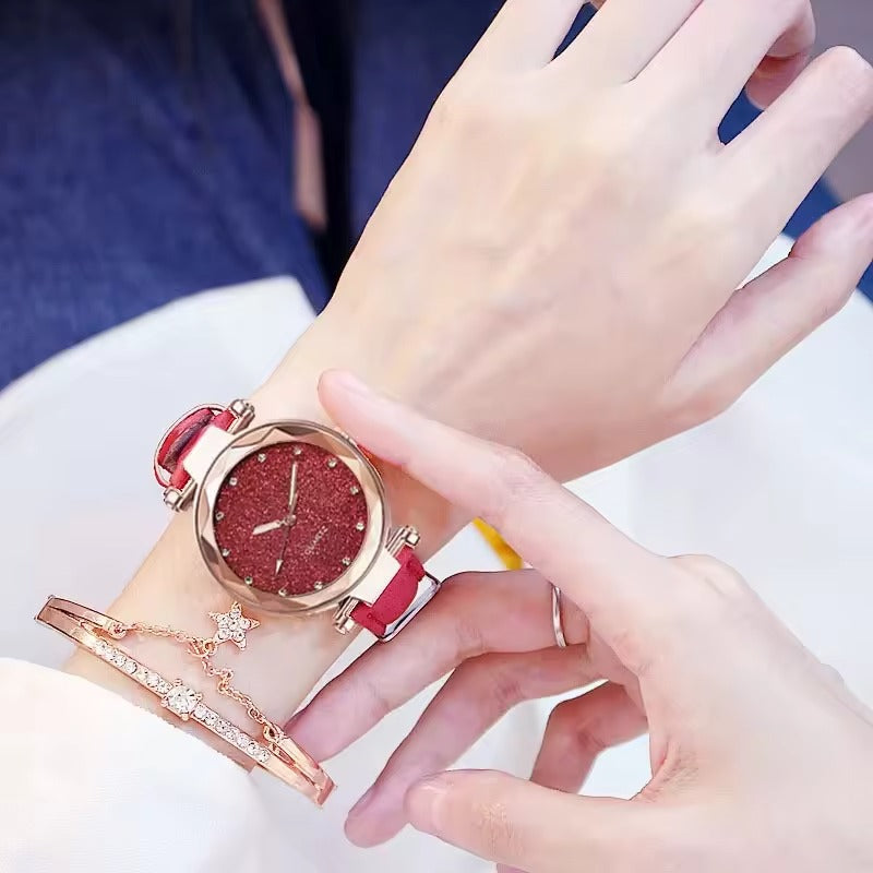 Chic Rhinestone Modern Watch
